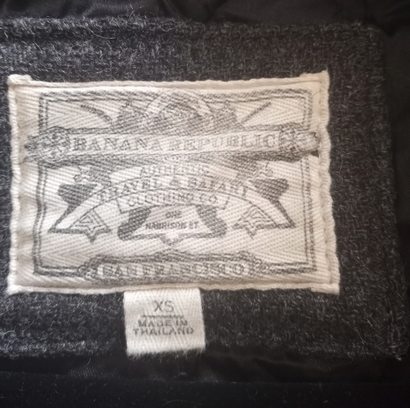 Vintage Banana Republic Wool toggle button jacket - Picture 4 of 5